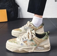 Chaussures de sport décontractées pour hommes, respirantes et confortables, pour la marche, la course et le skateboard, avec semelle épaisse, pour le printemps et l'automne
