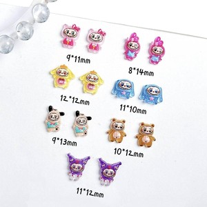 Dijes Decorativos de Resina Pintados a Mano con Diseño de Dibujos Animados Marinos, Adornos Pequeños para Uñas, Manualidades - Product Image 2