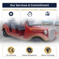Tarion, Vehículo Turístico Clásico Eléctrico Vintage de 11 Plazas, Motor de Corriente Alterna de 4.0KW, Autonomía de 80-100km, para Atracciones Turísticas en China