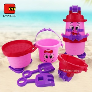 Custom Giocattolo Set <span class=keywords><strong>Spiaggia</strong></span> di <span class=keywords><strong>Sabbia</strong></span> Secchio <span class=keywords><strong>Spiaggia</strong></span> <span class=keywords><strong>con</strong></span> Stampi Secchio e di Plastica Piscina di Palline Giocattolo Secchio Barca, Pale, rastrelli, Stampi per I Bambini - Product Image 2