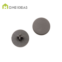 Cache-vis plat en PVC noir moderne personnalisable pour meubles, salle de bain, chambre, salon, bureau à domicile, cuisine et hôtel
