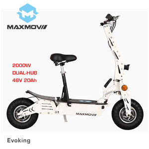 Trottinette/Moto Électrique Puissante à Double Moteur 2000W 48V 20Ah Haute Vitesse Populaire pour Adultes, Homologuée CE - Product Image 4