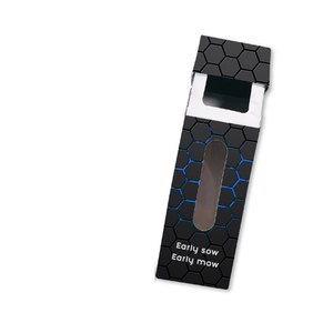 Custom 0.5ml 1ml cart package box cartridge packaging cartridge 1g 1000mg Childlock gift cart packaging window box