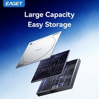 EAGET M2200 Disque SSD externe portable 1 To 4 To Type-C, disque dur magnétique pour téléphone portable, ordinateur portable, cadeau d'entreprise, SSD portable