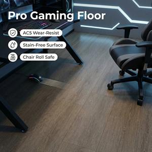 Plancher stratifié multi-couches anti-rayures, résistant à l'huile et AC5, en <span class=keywords><strong>bois</strong></span> pour salles de jeux - Product Image 2