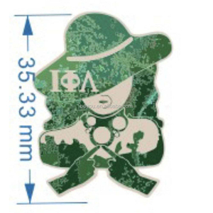 Collana con Ciondolo a Lettera Iota Phi Lambda con Perle e Charm, Gioiello per Confraternite e Sorellanze Greche - Product Image 5