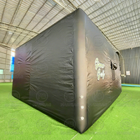 Tente gonflable Pop-pu d'enceinte de simulateur de golf pour l'entraînement extérieur d'intérieur d'adultes et d'enfants de golf