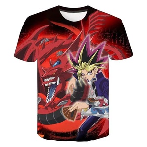 Mode Anime <span class=keywords><strong>Yu</strong></span> <span class=keywords><strong>Gi</strong></span> <span class=keywords><strong>Oh</strong></span> impression 3D hommes/femmes <span class=keywords><strong>T</strong></span>-Shirts décontracté col rond surdimensionné Streetwear unisexe à manches courtes vêtements hauts - Product Image 1