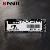 KISSIN SSD Internal Berkinerja Tinggi 1TB M.2 NVMe PCIe Gen3x4 3500MB/s untuk Laptop, Desktop PC, dan PS5 Gaming