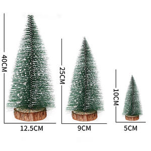 Venta caliente estilo escritorio decoración navideña mesa de comedor <span class=keywords><strong>bar</strong></span> mostrador decoración navideña 40cm árbol de Navidad - Product Image 4