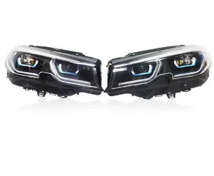 BMW 3 serisi 2018 G28 G20 için G20 far LED farlar moda lazer sürümü değiştirmek far yükseltme