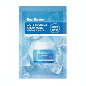 Real Barrier Aqua Soothing Cream Mask Sheet 1 Sheet Good Quality Facial Masks - Product Image 2