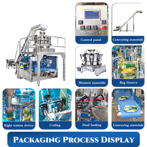 Machine d'emballage automatique pour sachets stand-up, pesage et remplissage <span class=keywords><strong>de</strong></span> granulés pour <span class=keywords><strong>noix</strong></span> <span class=keywords><strong>de</strong></span> <span class=keywords><strong>cajou</strong></span> et amandes - Product Image 3