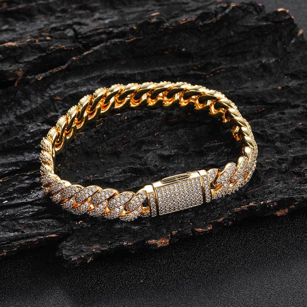 Gold (width 10mm) - bracelet 7 inches (length 17.78cm)