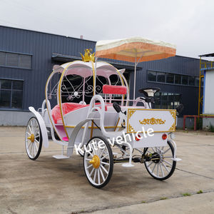 Charrette électrique de luxe Cendrillon – Carrosse électrique citrouille de haute qualité pour transport spécial - Product Image 1