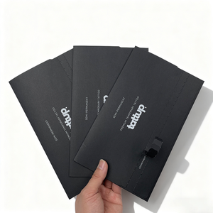 <strong>Custom</strong> Factory Rigid Self Seal Black <strong>Kraft</strong> UV Printed Shipping Mailer <strong>Envelope</strong> Various Styles for Business Wallet - Product Image 1