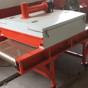 Fabrika doğrudan satış kızılötesi lambalar serigrafi tünel tip kurutucu giysi ve kumaş kurutma makinesi