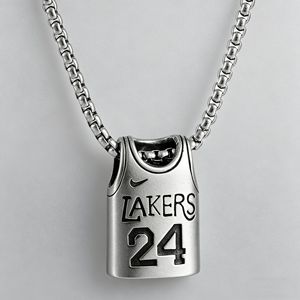 Collier pendentif Yunnique <span class=keywords><strong>Kobe</strong></span> <span class=keywords><strong>Bryant</strong></span> <span class=keywords><strong>Lakers</strong></span> 24 en alliage de zinc, cadeau unisexe, bijoux de mode - Product Image 1