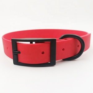 Gemaakt In China Fabriek Groothandel Massief Fluorescerend Oranje Pvc Webbing Hond Halsband Voor Wandelen En Training - Product Image 6