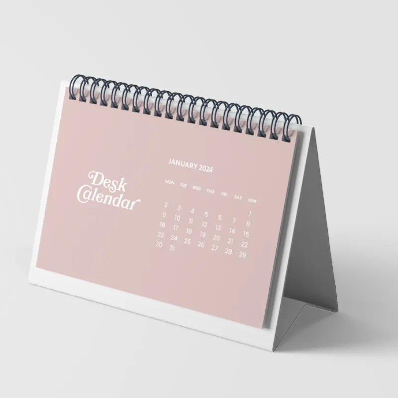 Nhà Máy Bán Hàng Trực Tiếp Calender In Tùy Chỉnh Bảng Calendario Bàn Lịch Với Chú Ý Dính Set OEM Giấy Nghệ Thuật