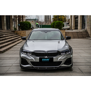 Para <span class=keywords><strong>BMW</strong></span> G20 G21 <span class=keywords><strong>M</strong></span> <span class=keywords><strong>Sport</strong></span> 320i 325i 330i 340i <span class=keywords><strong>2019</strong></span>-2022, alerón delantero de fibra de carbono seca, divisor de labio inferior, 51192455835 51192455836 - Product Image 4