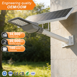 Lámpara <span class=keywords><strong>Solar</strong></span> LED de Aluminio de Alto Brillo AORUITAI, Luces Solares para Exteriores con Control Remoto, Farola <span class=keywords><strong>Solar</strong></span> de 90W para Carretera - Product Image 1