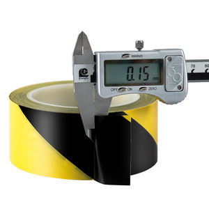 Ruban <span class=keywords><strong>de</strong></span> marquage au sol auto-adhésif en PVC <span class=keywords><strong>de</strong></span> haute qualité, facile à retirer, en caoutchouc, pour la sécurité routière, avertissement <span class=keywords><strong>de</strong></span> danger, 33 m, couleur <span class=keywords><strong>de</strong></span> voie, avertissement - Product Image 2