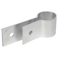 Collier de serrage rond galvanisé à chaud pour montage PV, connecteur de tube rond pour abri solaire, accessoires pour système de montage photovoltaïque