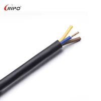 2,5mm flaches 4-adriges High-Flex-Stromkabel mit Kupfer leiter und PE-Isolierung RoHS-konform für den industriellen Einsatz