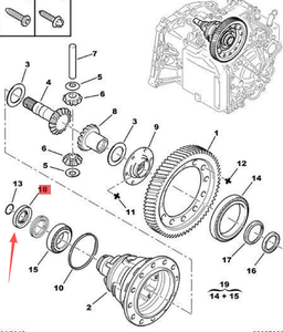 Joint d'étanchéité de boîte de vitesses 3121.42 7703087210 pour Peugeot 308 307 407 207 206 Citroën C4 C5 <span class=keywords><strong>TU5JP4</strong></span> - Product Image 2