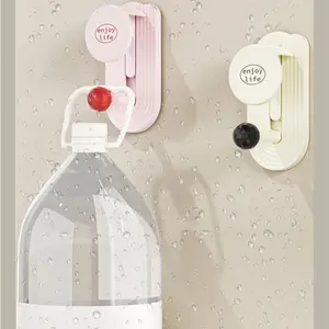 Household wash basin storage clip bathroom ABS punch-free traceless adjustable bathtub clip wall-mounted space-saving storage - Product Image 6