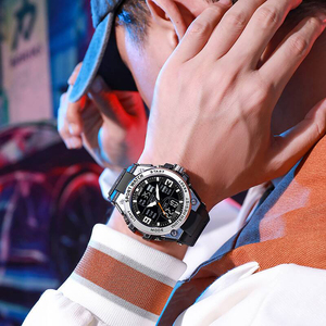 Đồng hồ báo thức phát sáng đa chức năng Đồng hồ thể thao Đồng hồ điện tử chống nước hợp thời trang dành cho nam học sinh trung học cơ sở - Product Image 4