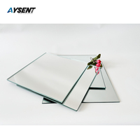 Miroir en aluminium argenté sûr et durable de 1.8mm à 8mm pour les miroirs muraux extérieurs de cuisine de danse de salle de sport