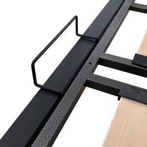 Новый дизайн полный размер металлическая Станина для деревянная кровать с трубы деревянные планки VT-14.013 - Product Image 5