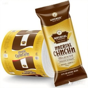 Emballage alimentaire thermoscellable pour barres de beurre de cacahuète, emballage pour barres chocolatées, sachet à fermeture arrière - Product Image 3