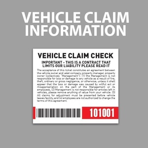 Biglietti per Valet Parking a 3 Parti <span class=keywords><strong>con</strong></span> Codice a Barre, Numerati, <span class=keywords><strong>con</strong></span> Scontrino per Ritiro Chiavi, Perforati - Product Image 6