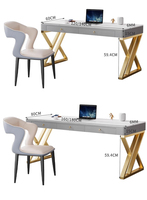 Bureau d'ordinateur modulaire extensible en bois de style moderne et simple, avec couleurs et dimensions personnalisables, fabriqué en Chine