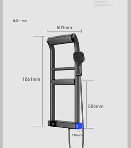 シャワーミキサー2025バスルーム用,最新デザイン高級多機能ピアノキー滝雨 - Product Image 4
