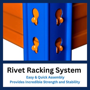 Đơn vị Kệ thép công nghiệp nặng 500kg lắp đặt boltless 4/5 lớp kích thước 150x45x180cm cho nhà để xe - Product Image 2