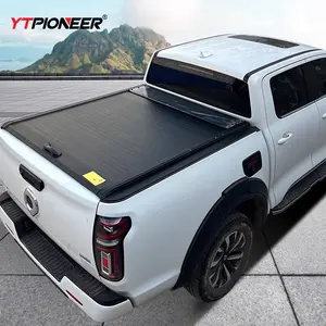 YTPIONEER Aluminiumlegierung Pickup-Lkw-Bettbezug Roll-Up-Roller-Dekor einziehbare Abdeckung Tonneau-Abdeckung für Ford-150