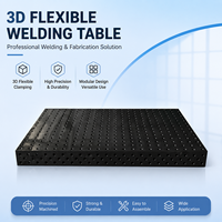 Plateforme de soudage modulaire 3D de qualité industrielle, table de soudage en fonte nitridée lisse pour divers travaux de soudage