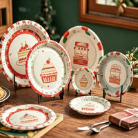 Assiettes jetables en papier blanc de 9 pouces fabriquées en Chine