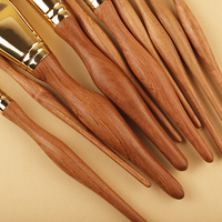 Petit ensemble de pinceaux de taille barbare haut de gamme Pinceau de maquillage complet en poils d'animaux pour outil de visage avec correcteur directement de l'usine