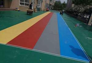 Revêtement de sol pour aire de jeux extérieur en caoutchouc 1m x 1m carrelage en caoutchouc - Product Image 5
