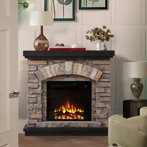 Hot Sale Yes Fake Fireplace Insert Freestanding Linear Gas Fireplace