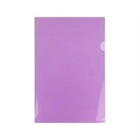 Carpeta de Plástico Transparente Impermeable A4, Carpeta de Archivos PP, Portadocumentos A4, Carpeta en Forma de L