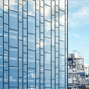 <span class=keywords><strong>Façade</strong></span> durable à <span class=keywords><strong>double</strong></span> enveloppe avec intercalaires en aluminium hermétiques pour les projets de façades de bâtiments de bureaux modernes et écologiques - Product Image 1