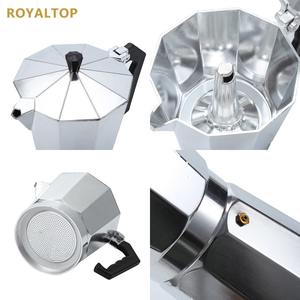 <span class=keywords><strong>Cafetera</strong></span> <span class=keywords><strong>Italiana</strong></span> Moka Negra Premium, <span class=keywords><strong>Cafetera</strong></span> Moka Portátil para Camping de 1/3/6/9/12/14 Tazas con Logotipo Personalizado - Product Image 6