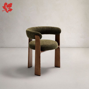 Sedia Moderna di Alta Qualità <span class=keywords><strong>in</strong></span> <span class=keywords><strong>Legno</strong></span> con Seduta Morbida <span class=keywords><strong>in</strong></span> Bouclé, per Saloni, Matrimoni e Ristoranti - Product Image 1