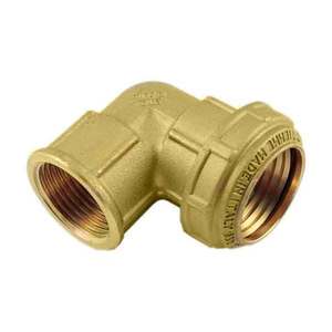 Cobraring de plástico de acero al carbono PN 25 curvo hembra 12mm-50mm Tubo roscado NPT/BSP galvanizado para aplicación de agua ASTM en caja - Product Image 1